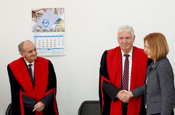 Проф. д-р инж. Стоян Братоев получи почетното звание „Доктор хонорис кауза“ на Балканската академия на науките и изкуствата