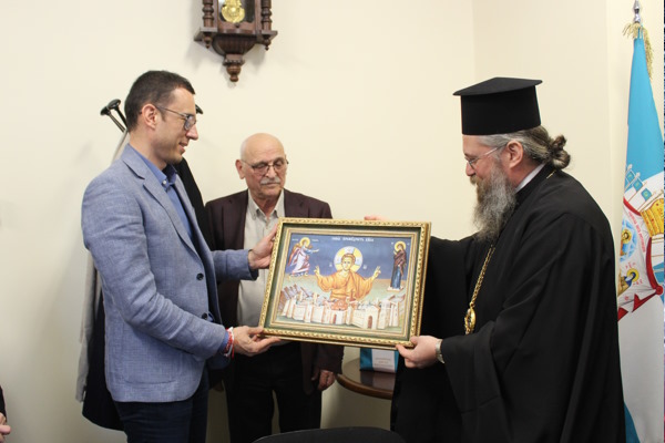 Кметът на София Васил Терзиев посети Софийската света митрополия