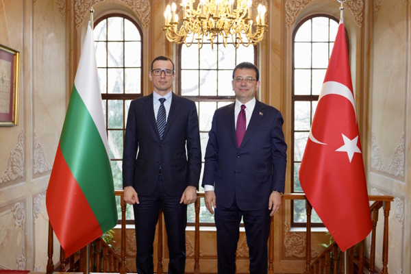 Кметът на София Васил Терзиев се срещна с кмета на Истанбул Екрем Имамоглу