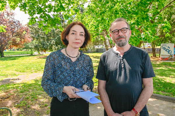 Започва поставянето на инсталацията на Красимир Терзиев „Между миналото, което е напът да се случи, и бъдещето, което вече е било“ в Градската градина