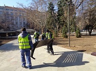 Започна монтажът на парковата мебел в градината „Кристал“