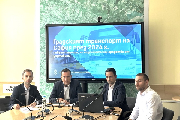Васил Терзиев: Столичната община е преизпълнила заложеното в бюджета за транспорт