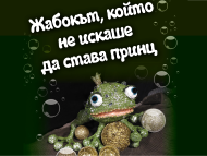 „Жабокът, който не искаше да става принц” – спектакъл за деца