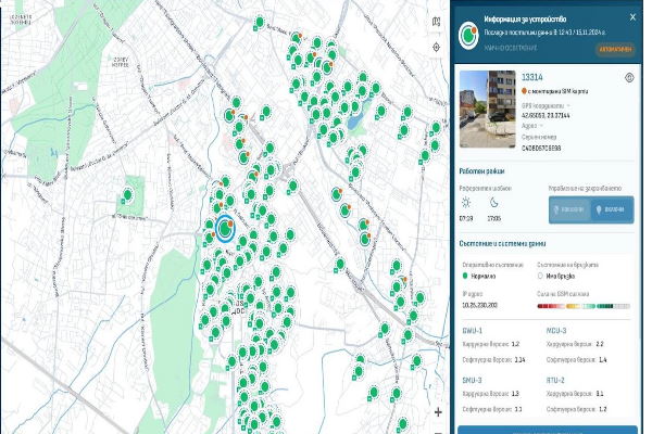 Столичната община въвежда умна система за управление на уличното осветление
