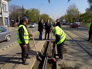 Заместник-кметът Дончо Барбалов провери работата по обособеното трамвайно трасе на бул. „К. Величков“