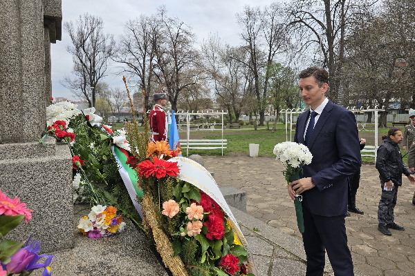 Зам.-кметът на Столичната община Иван Василев се включи във възпоменателна церемония по повод Деня на Тракия и 112-годишнината от Одринската епопея