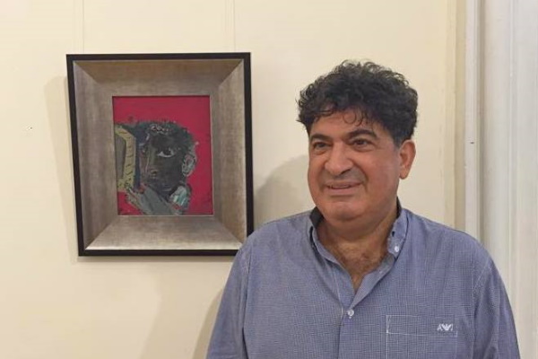 Проф. Греди Асса представя в Столична библиотека новата си изложба „Изгорелите книги“