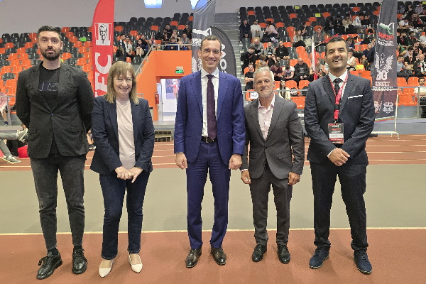 Кметът Васил Терзиев участва в откриването на Световното първенство по калистеника