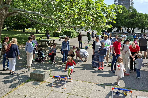 По повод първи юни – Деня на детето, Столичнатa община, дирекция „Спорт и младежки дейности“, организира детски спортен празник под надслов: „Сила, скорост, смях“