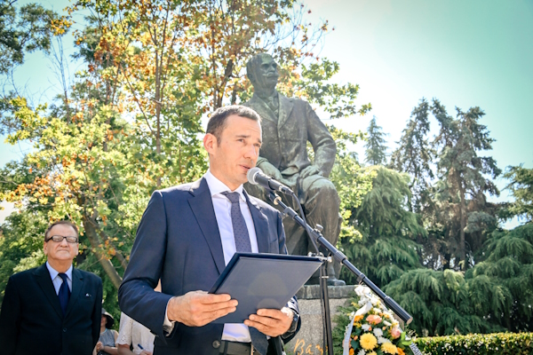 Кметът на София Васил Терзиев присъства на отбелязването на 175-та годишнина от рождението на Иван Вазов