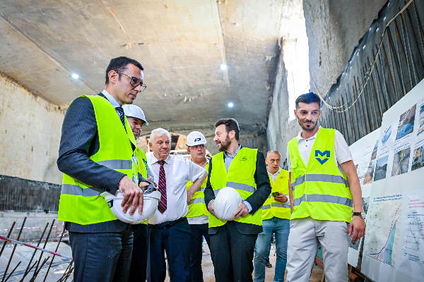 Васил Терзиев: Изграждането на участъка от метрото през „Слатина“ върви по план
