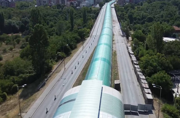 Напредват ремонтните работи по моста на столичното метро над р. Въртопо