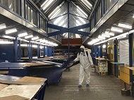 Продължава дезинфекцията на Женски пазар и на пазар „Димитър Петков“