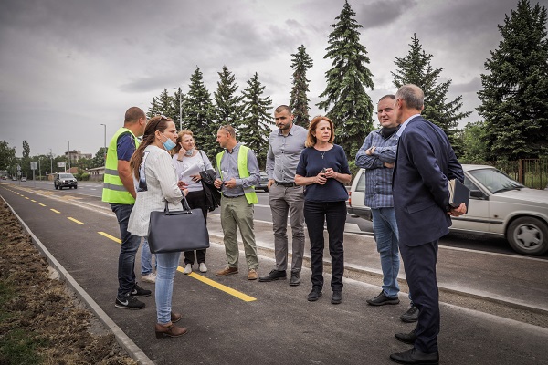 Кметът на София Йорданка Фандъкова провери рехабилитацията на бул. “Искърско шосе“