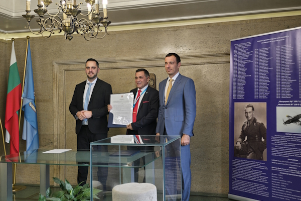 Васил Терзиев: Столичната община ще подкрепи издигането на паметник на легендарния летец капитан Димитър Списаревски