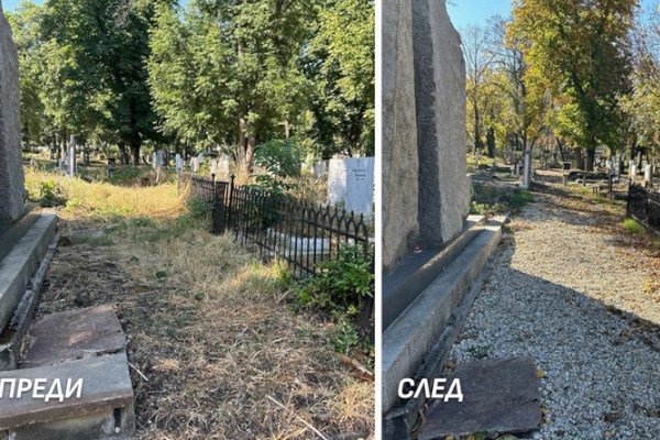 Грижата за софийските гробища продължава: 4 нови урнови стени, 100 пейки, достъпни алеи и нови чешми