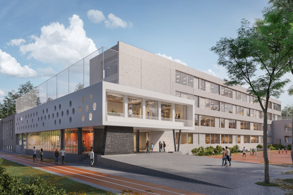 Готов е новият проект на 35. СЕУ „Добри Войников“ - част от стратегията на Столичната община за трансформация на училищата и училищните дворове