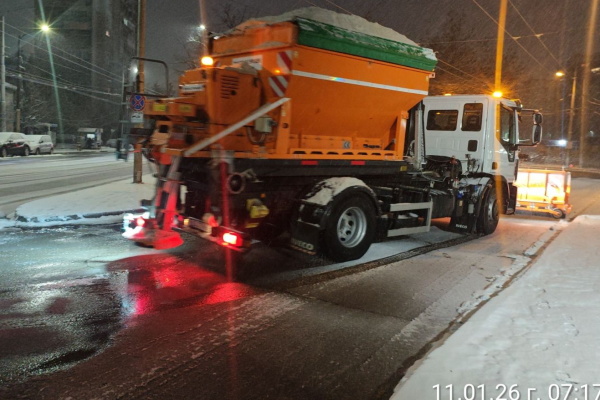 130 снегорина остават в готовност за работа в Столична община през днешния ден