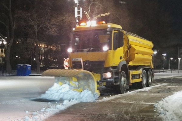 Столичната община: 173 снегопочистващи машини са в готовност във връзка с очаквания снеговалеж тази вечер