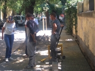 Кметът Йорданка Фандъкова провери работата по текущи ремонти в града