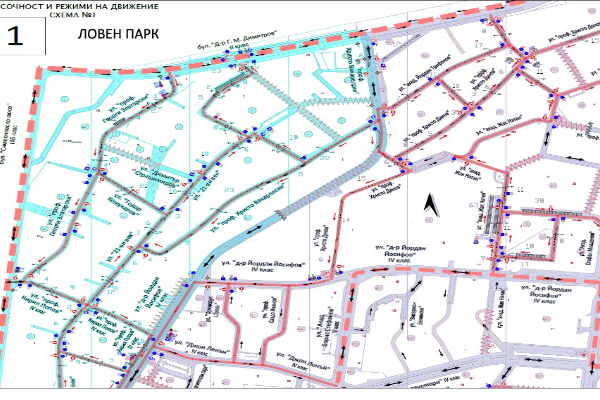 Въвежда се еднопосочно движение в части от район 