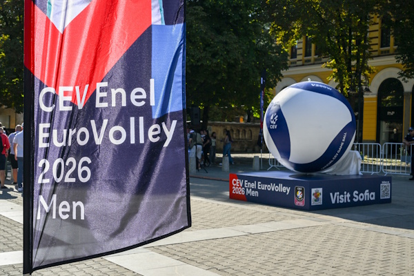 София започна обратното броене до Евроволей '2026