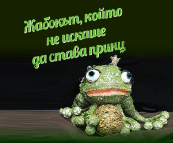 „Жабокът, който не искаше да става принц” – детска приказка