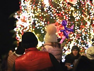 Кметът Йорданка Фандъкова  запали светлините на Коледната елха на София