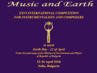 XXVI International Competition for Instrumentalists and Composers Music and Earth