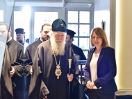 Кметът Фандъкова поздрави Българския патриарх Неофит с именния ден