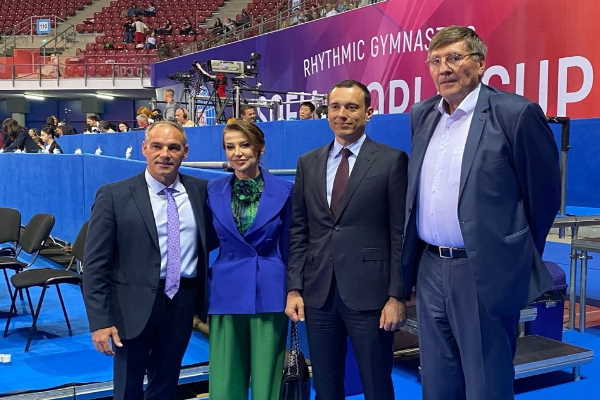 Васил Терзиев откри състезанията на Световната купа по художествената гимнастика в София